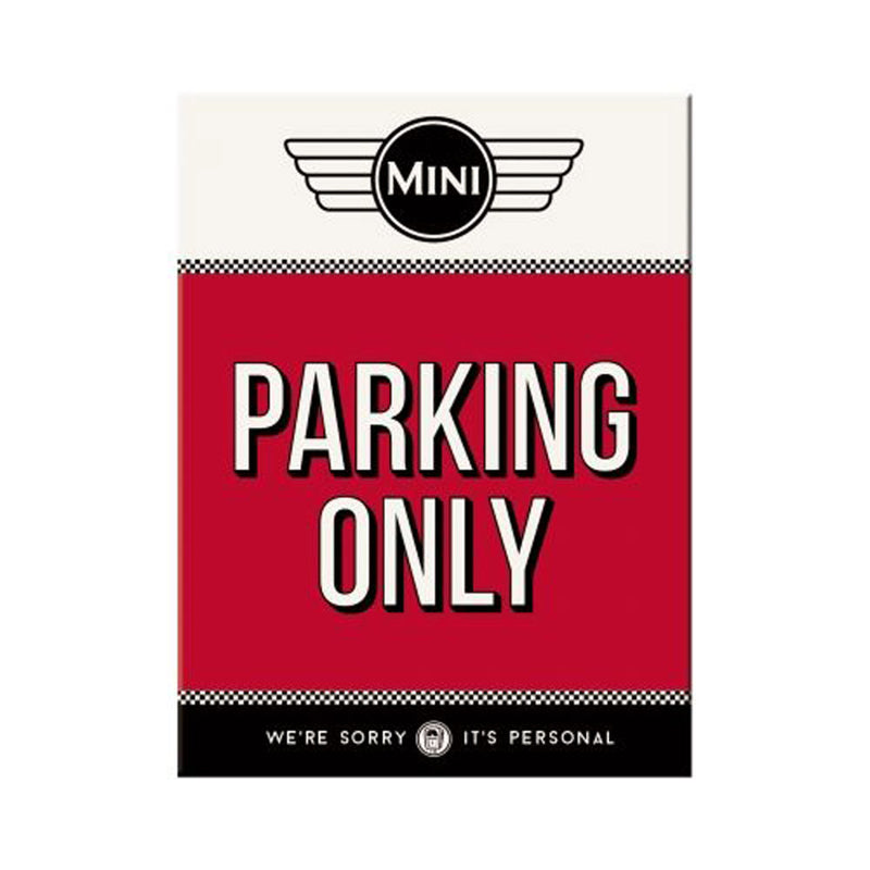 Nostalgic-Art Mini Parking Only Magnet (6x8cm)