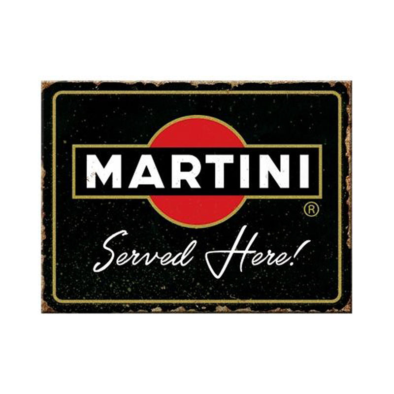 Nostalgic-Art Martini Served Here Magnet (6x8cm)