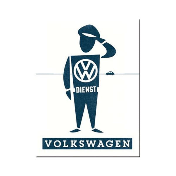 Nostalgic-Art VW Dienst Mann Magnet (6x8cm)