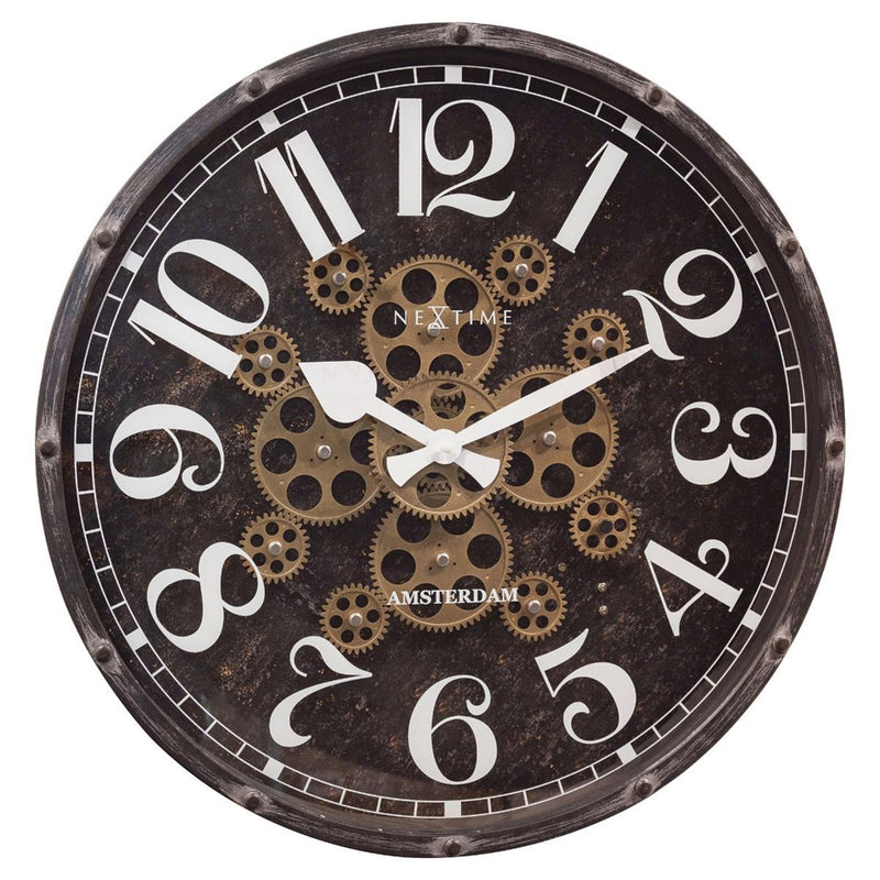 NeXtime Henry Wall Clock 50cm (Black)