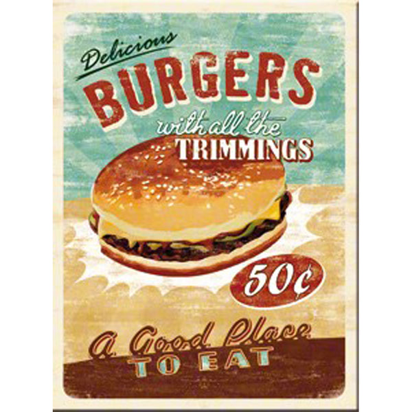 Nostalgic-Art Burgers Magnet (6x8cm)