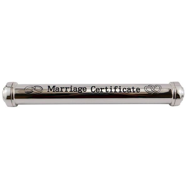 Dakota Marriage Certificate Holder (Silver)