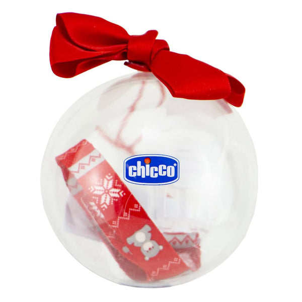 Chicco Christmas Soother Clip (Red)