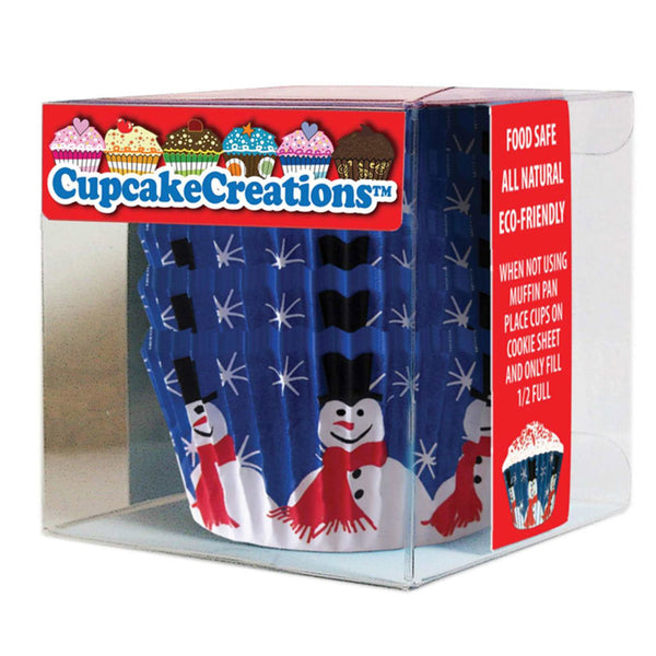 Standard Snowman Cupcake Cups 80pk