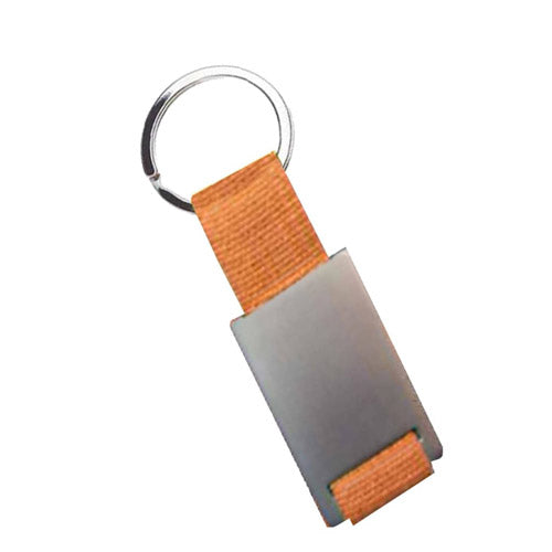 Lifefx Rectangle Plate with Ribbon Keyring