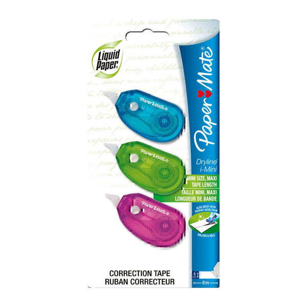 Paper Mate LP DL i-Mini Correction Tape (Box of 6)