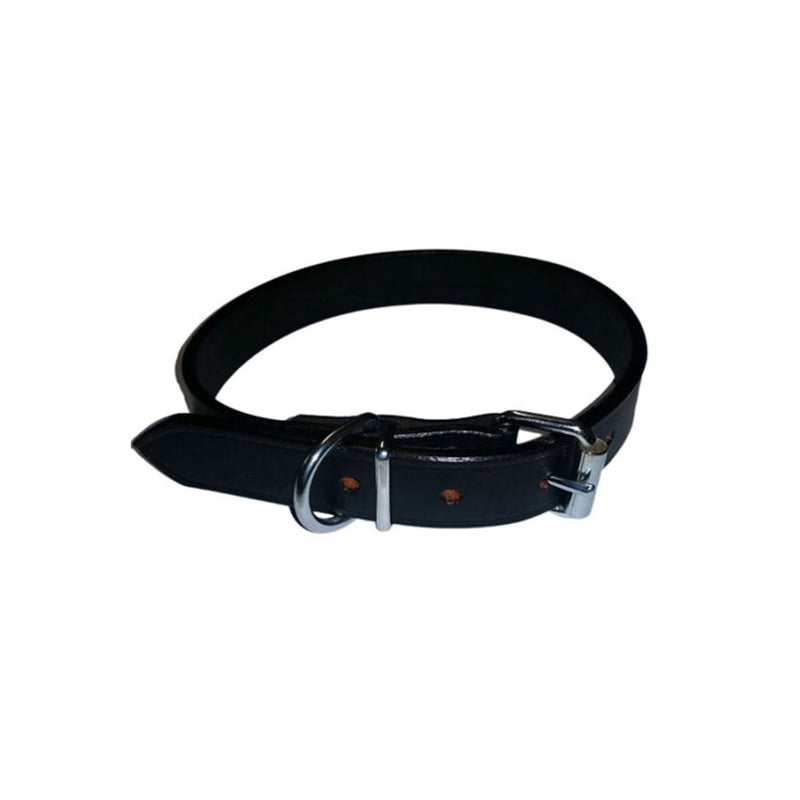 Leather Plain Collar (Black)