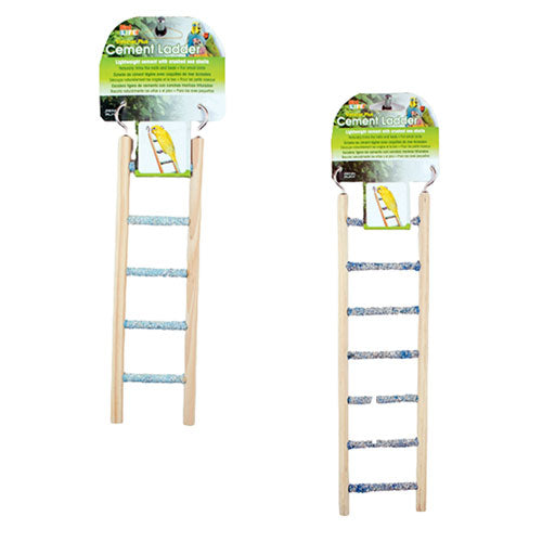 Penn-Plax Cement Ladder with Wooden Frame