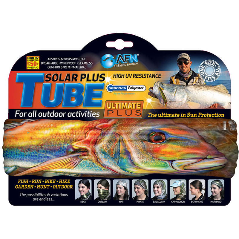 Solar Plus Tube with Fish Print