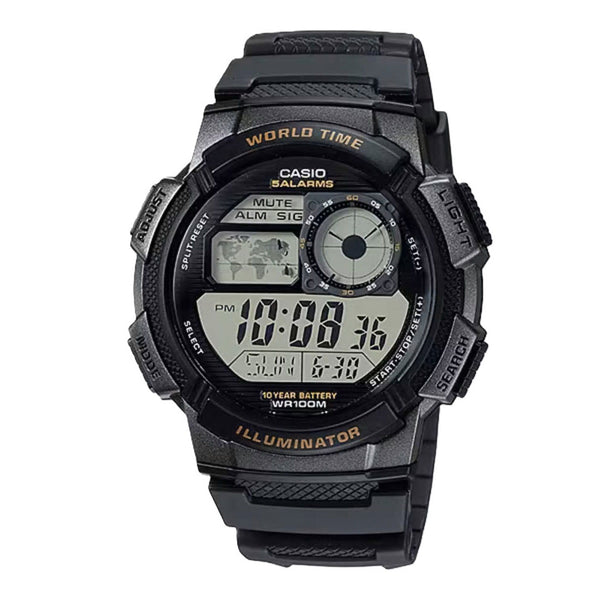 Casio AE1000W-1A World Time Watch