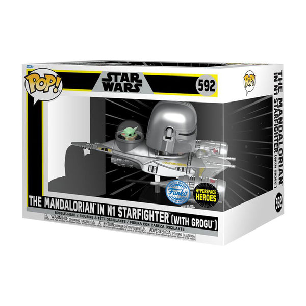 The Mandalorian & Grogu in N1 Starfighter US Exc. Pop! Ride