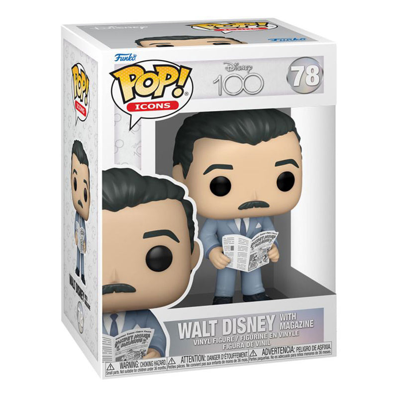 Disney: D100 Walt Disney with Magazine Pop! Vinyl