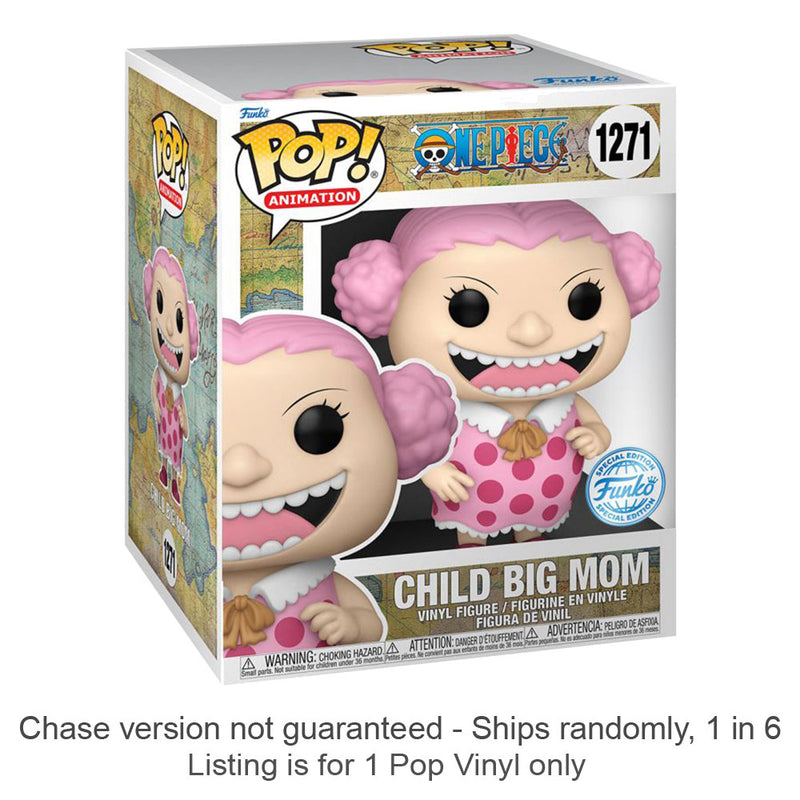 One Piece Child Big Mom 6" US Pop! Vinyl Chase Ships 1 in 6