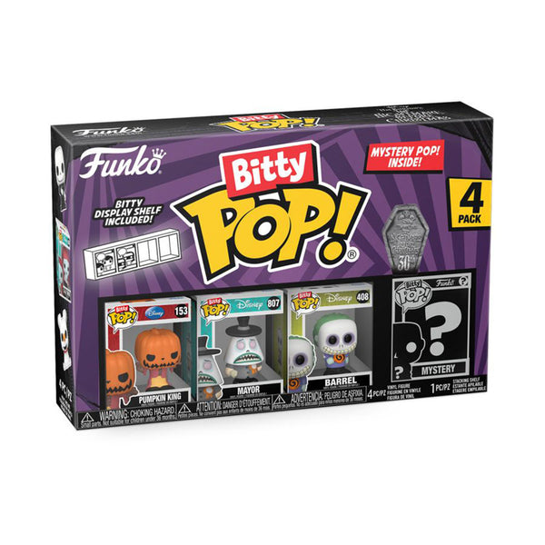 Nightmare Before Christmas Pumpkin Jack Bitty Pop! 4-Pack