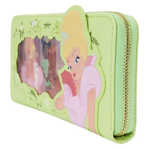 Tiana Princess Series Lenticular Zip Around Wristlet