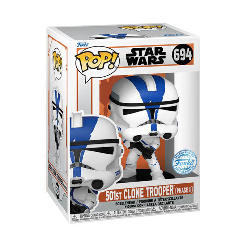 he Mandalorian 501st Clone Trooper Phase II US Ex Pop! Vinyl