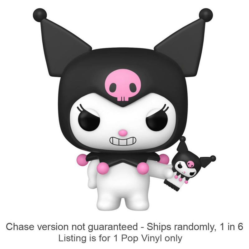 Hello Kitty Kuromi w/ Phone US Pop! Vinyl Chase Ships 1 in 6