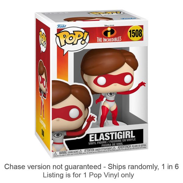 Incredibles 20th: Elastigirl Pop! Vinyl Chase Ships 1 in 6