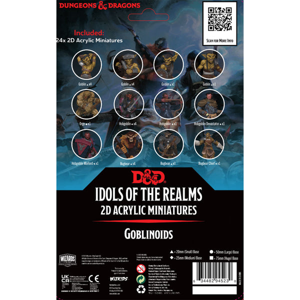 D&D Idols of the Realms Goblinoid 2D Figure Set