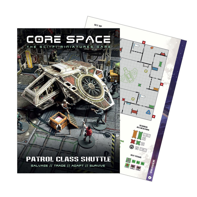 Battle Systems: Core Space Patrol Class Shuttle Miniature