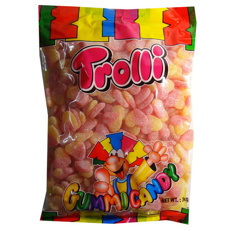 Trolli Sour Peach Hearts 2kg