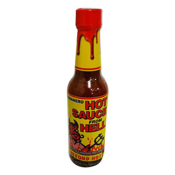 From Hell Habanero Hot Sauce Bottle 148mL