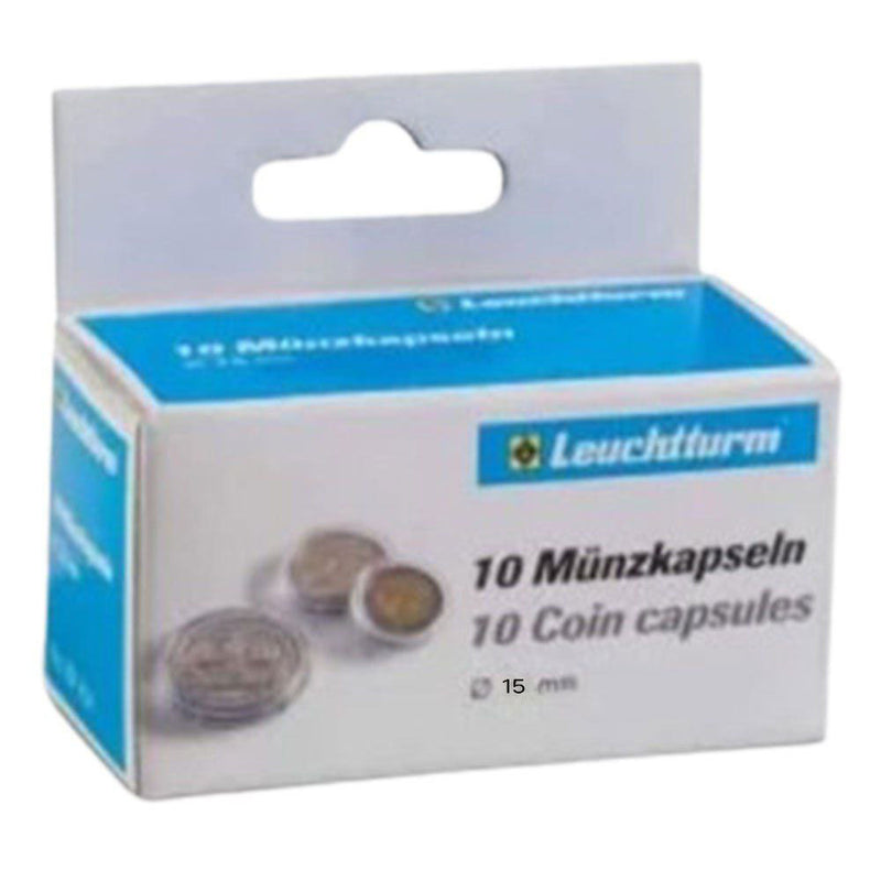 Leuchtturm Coin Capsules 10pk (from Size 10-19)