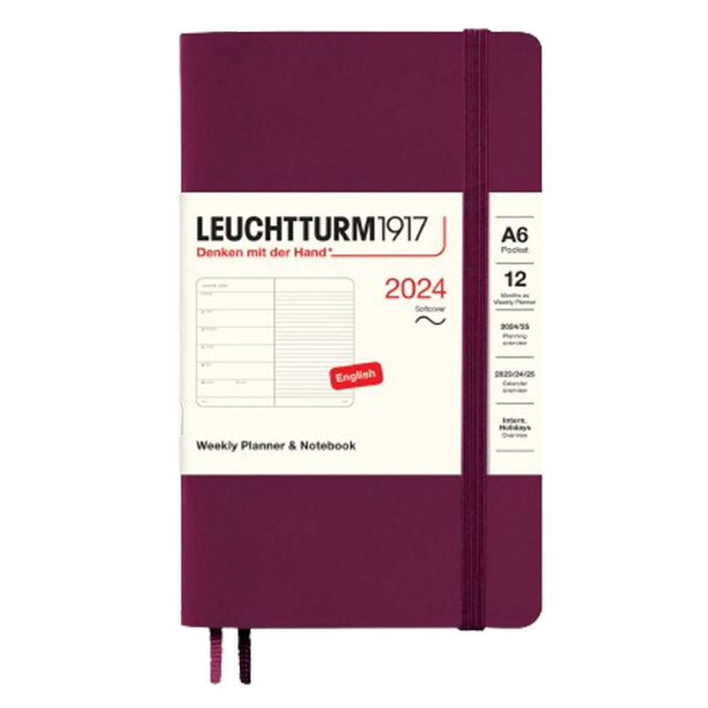 2024 A6 Week Pocket Planner & Notebook (Softcover)