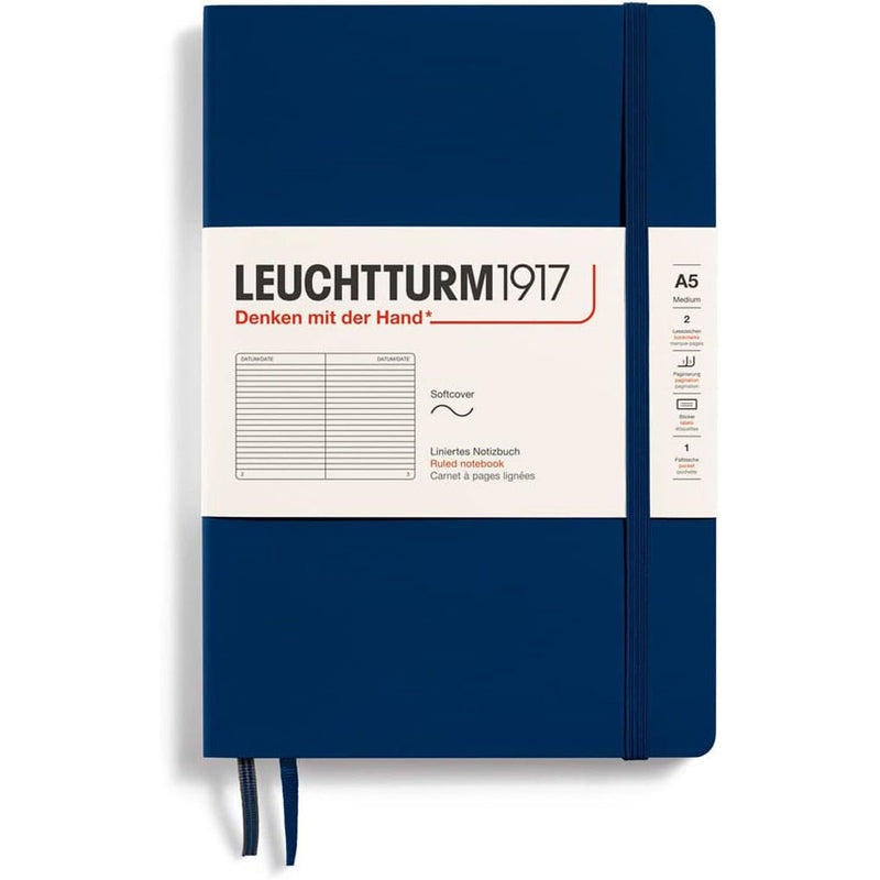 Leuchtturm Softcover Ruled Notebook A5