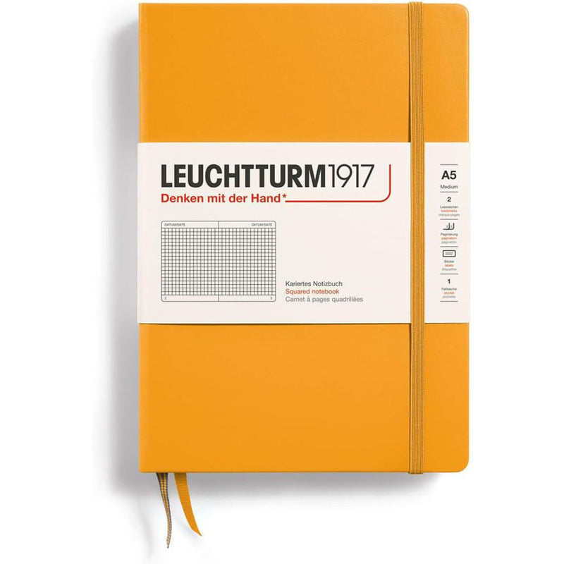 Leuchtturm Hardcover Squared Notebook A5