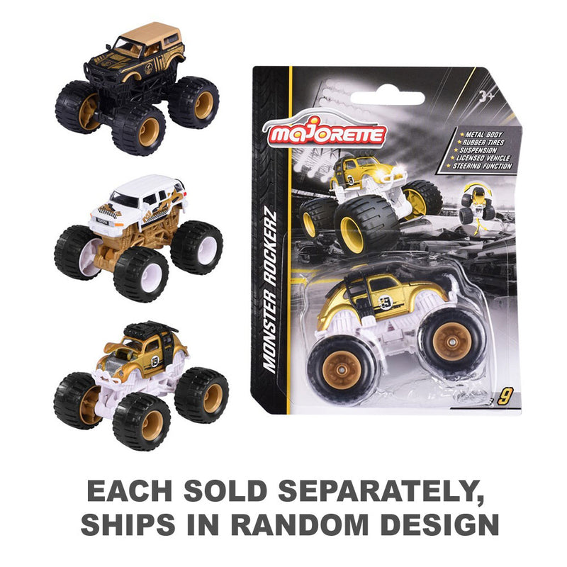 Majorette Limited Edition 9 Gold Rockerz Car (1pc Random)