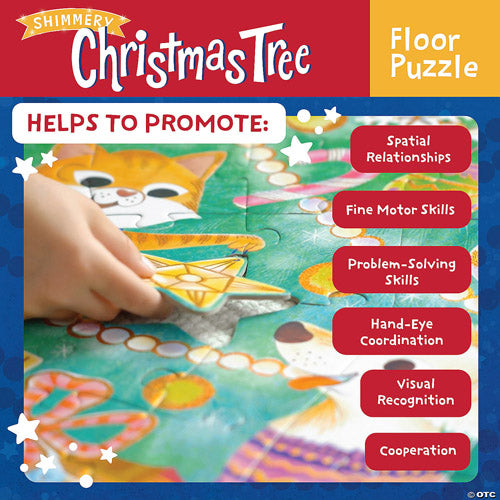 Christmas Tree 49-Piece Floor Puzzle