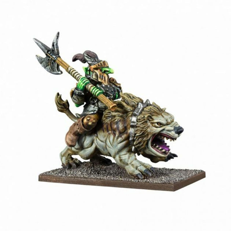 Kings of War Goblin King on Mawbeast Miniature