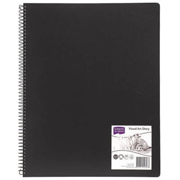 Derwent Black Portrait Visual Art Diary 120pg (11x14in)