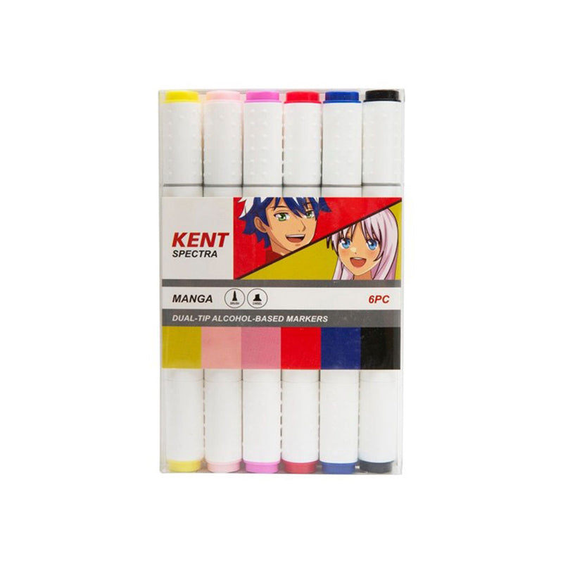 Kent Spectra Graphic Design Marker Set 6pcs