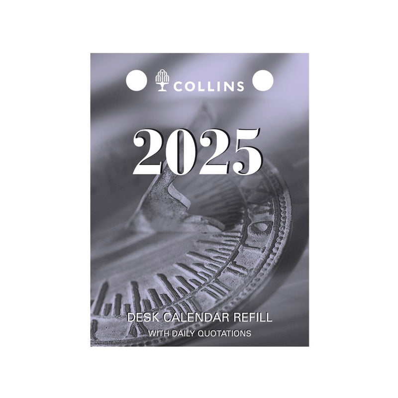 Collins 2025 Desk Calendar Refill (76x102mm)