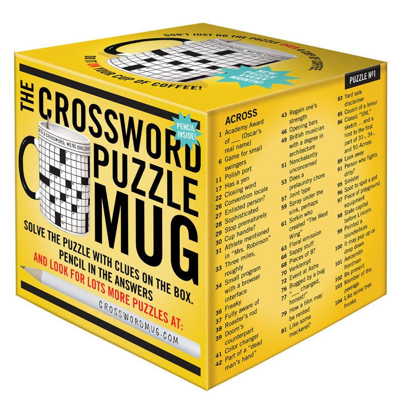 Crossword Puzzle Mug