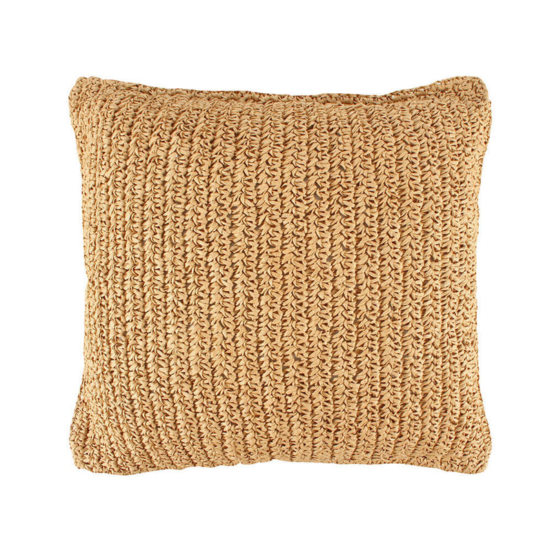 Abbey Straw-Blend Cushion 48cm