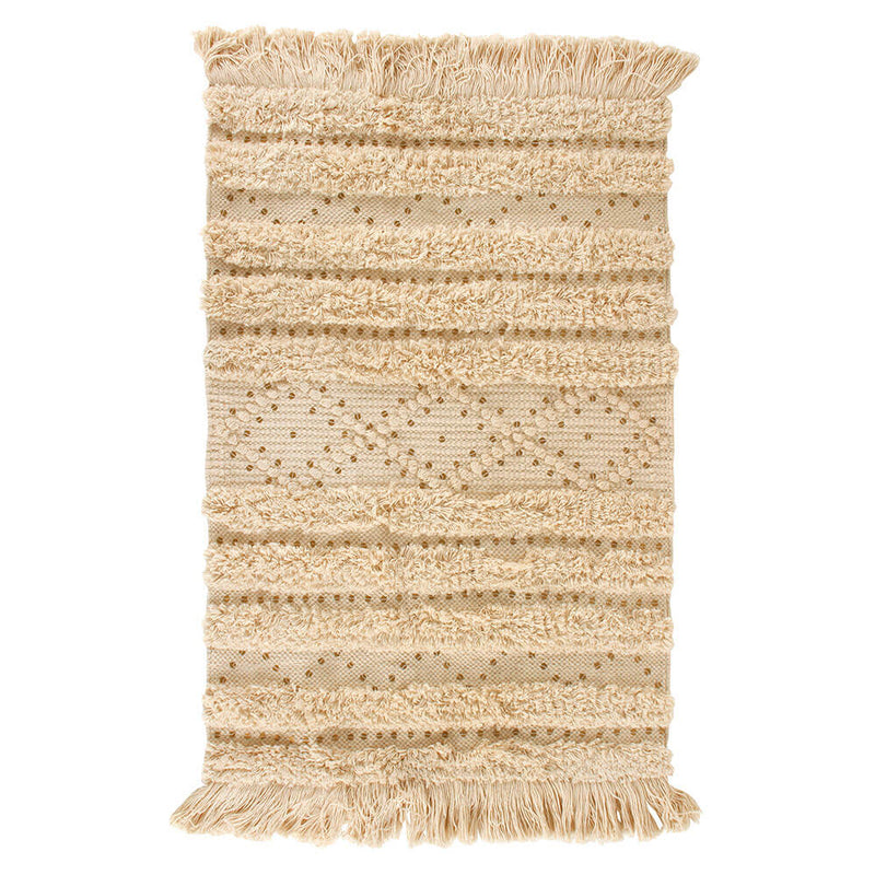 Clara Macrame Cotton Rug (90x60cm)