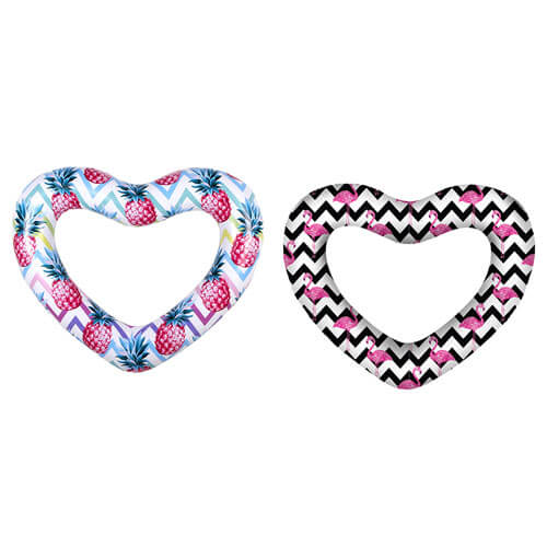 Giant Heart Swim Ring (Deflated:160x135cm)