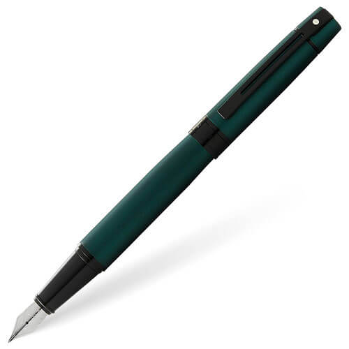 Sheaffer 300 Fountain Pen w/ Black Trim (Matte Green)