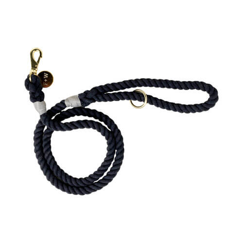 Field & Wander Braided Rope Leash w/ Gold Carabiner