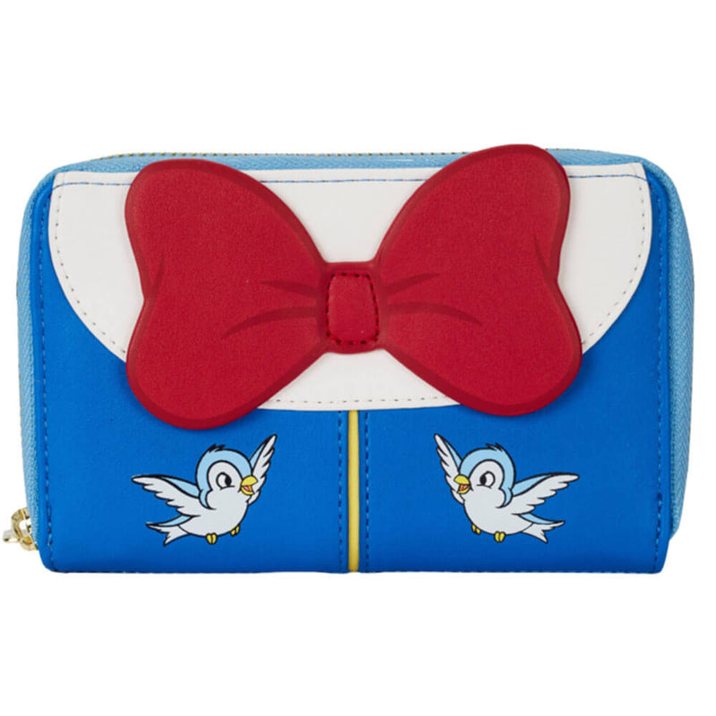 Snow White and the Seven Dwarfs Bow Zip Purse