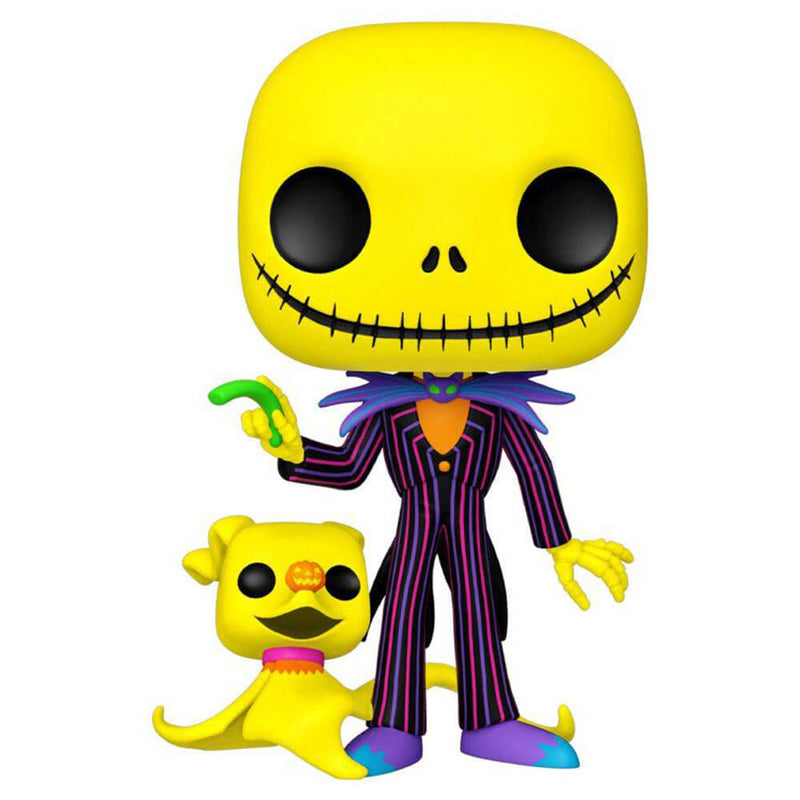 TNBC Jack Skellington & Zero Black Light 10" Pop! Vinyl