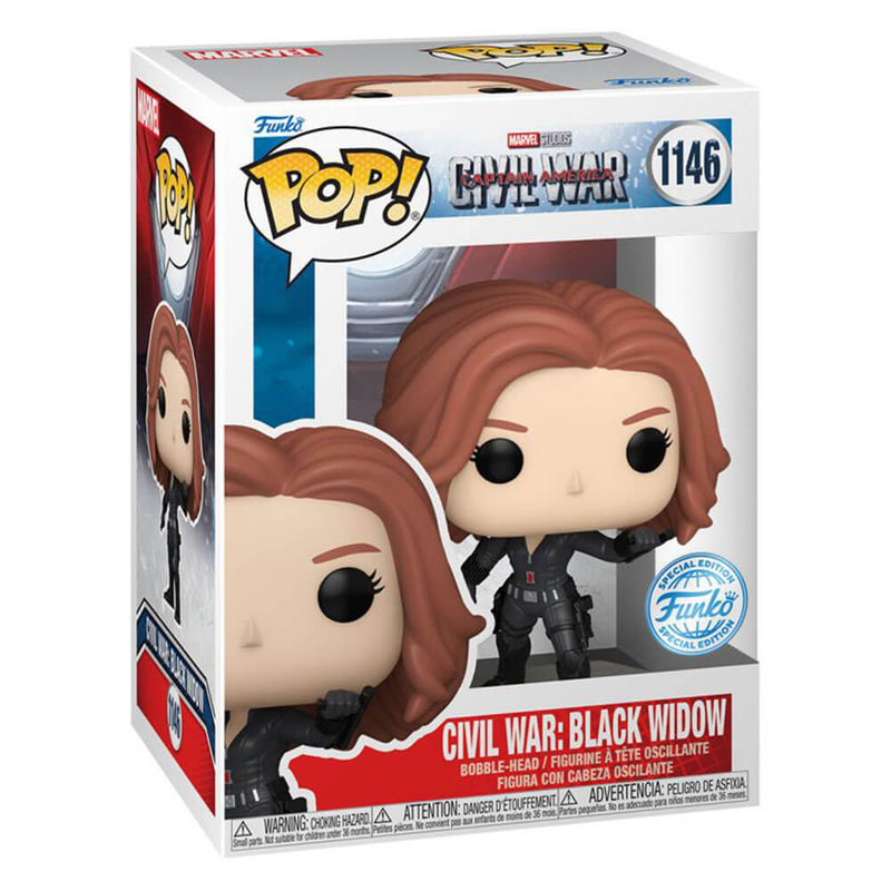 Captain America 3 Black Widow Build-A-Scene US Ex Pop! Vinyl