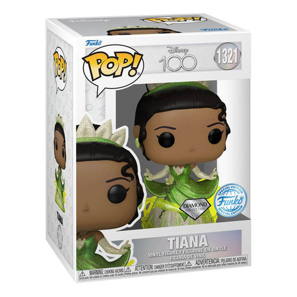 Disney 100th Tiana Diamond Glitter US Exclusive Pop! Vinyl