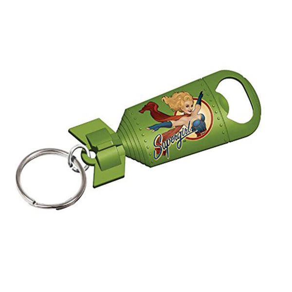 DC Bombshells Supergirl Bottle Opener Keychain