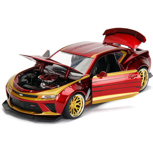 Iron Man 2016 Chevy Camero SS 1:24 Hollywood Rde Diecast Veh