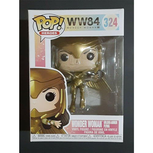 Wonder Woman 1984 Gold Flying Pose Pop! Vinyl