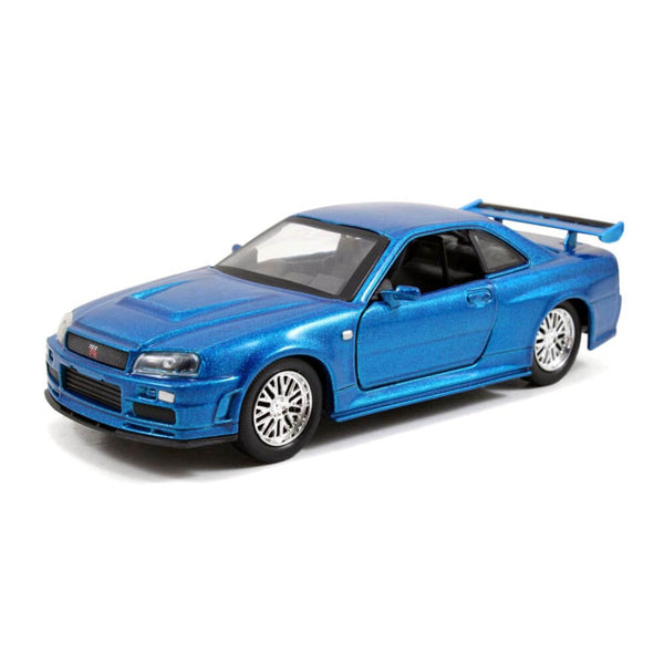 F&F 2002 Nissan GTR R34 Blue 1:32 Scale Hollywood Ride